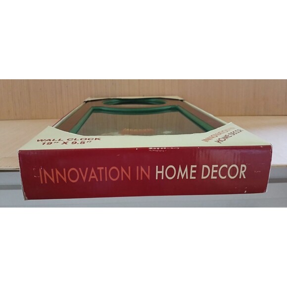 DesignStyles Casino Wall Clock 19x9.5 Hanging Roulette Table Shadow Box - Picture 5 of 14